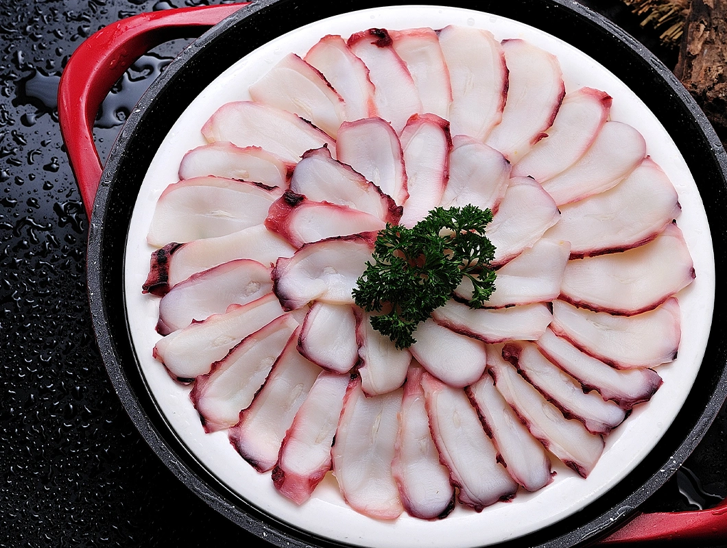 High Quality and Reasonable Price Frozen Giant Squid Salad Slice