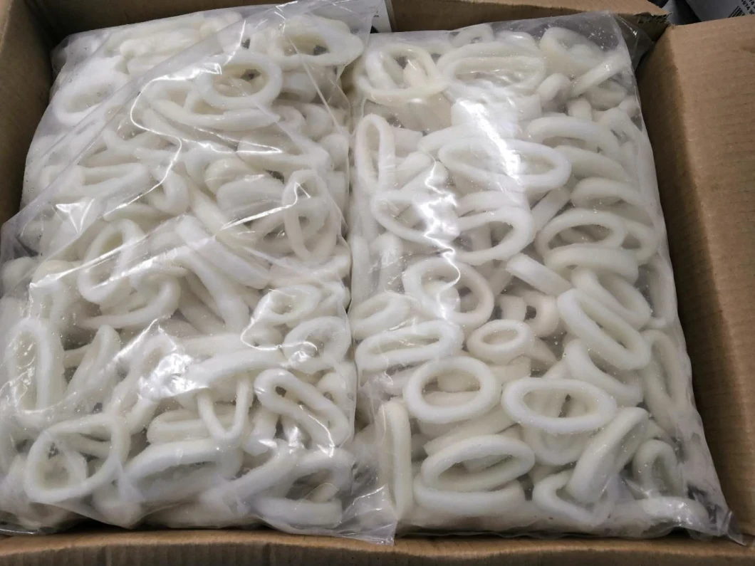 Frozen Squid Ring/Anillas De Pota/Frozen Seafood/Illex Squid Rings/Todarodes Squid Rings/Gigas Squid Rings