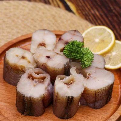 Factory Price Wholesale Reasonable Price Firm Flesh Seafood Frozen Half Dried Pollock Cut