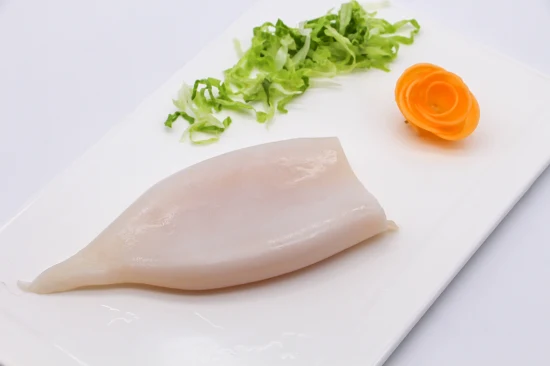 Factory Outlet Tender and Delicious Chinese Food Frozen Skinless Squid Rings