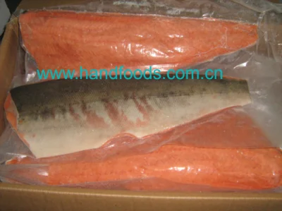 Good Quality Seafood of Frozen Chum Salmon Fillets Skin on Boneless